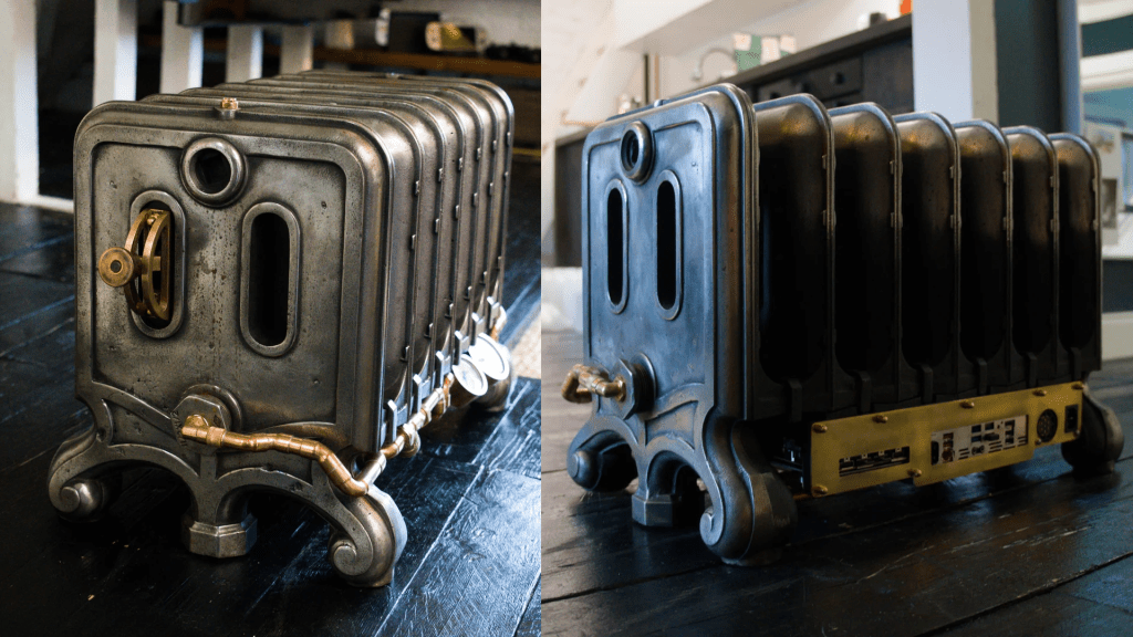 A 220-Pound Steampunk Gaming PC Built From a Victorian Radiator