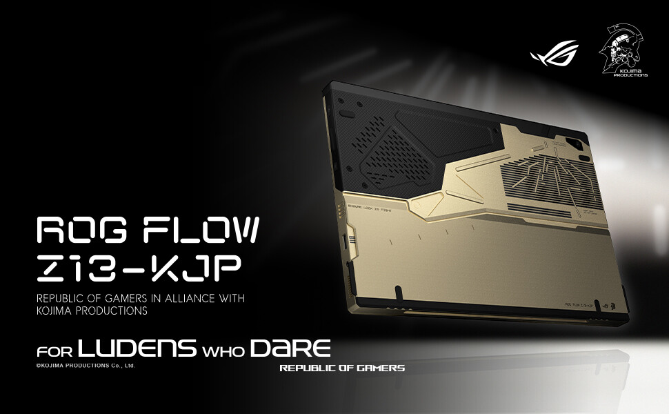 ASUS ROG and Kojima Productions Merge Gaming Hardware with Visionary Design for the 'Ludens' Generation