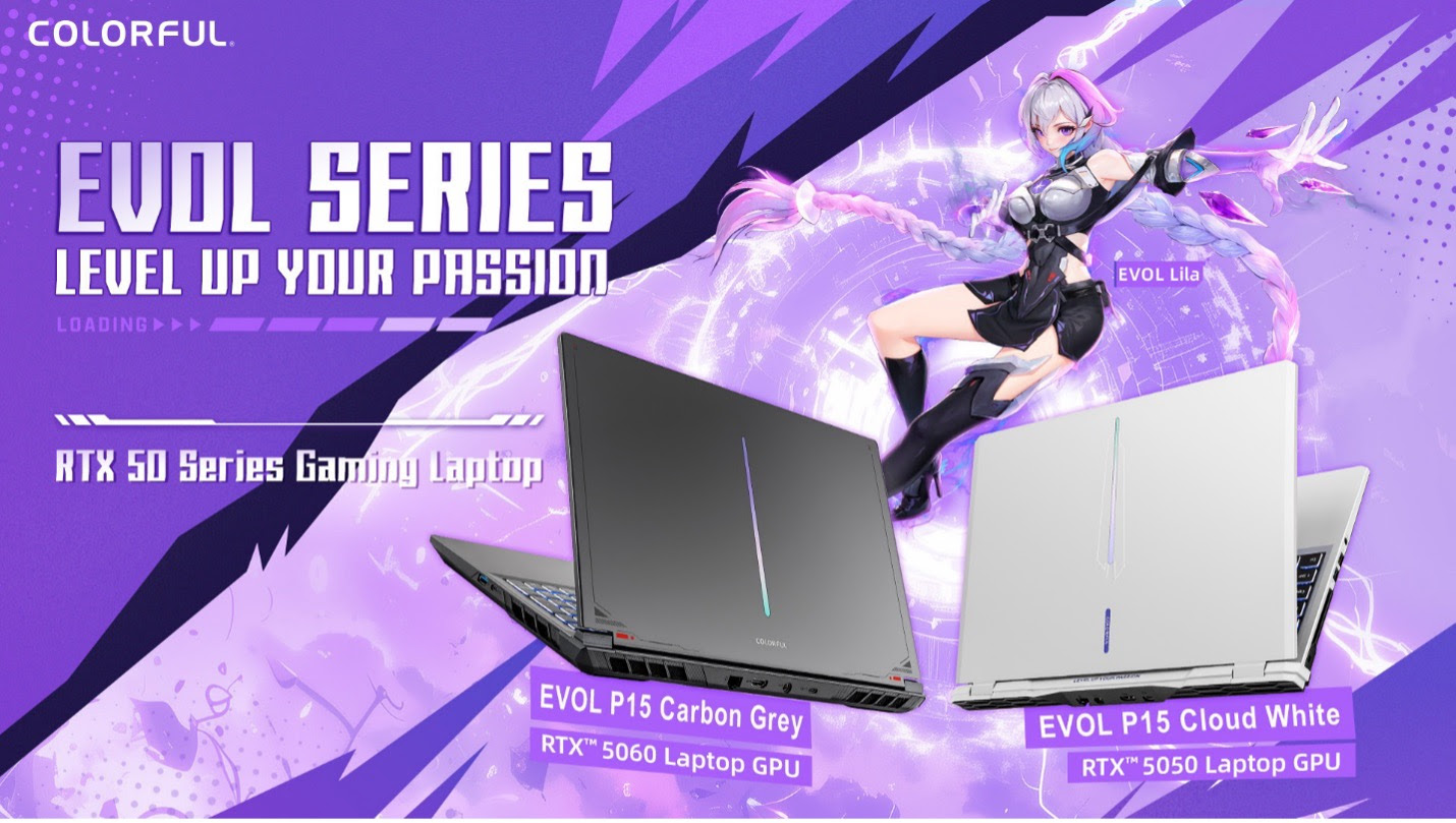 Colorful Expands Budget Gaming Portfolio with RTX 50 Series Laptops, Bridging the Mid-Range Gap