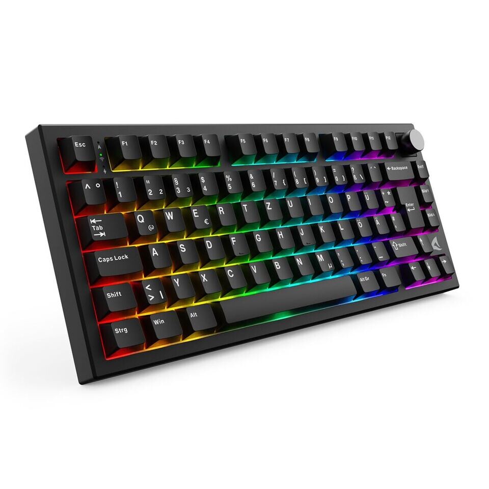 Sharkoon’s SKILLER SGK55W: A 75% Keyboard That Balances Wireless Freedom and Customization