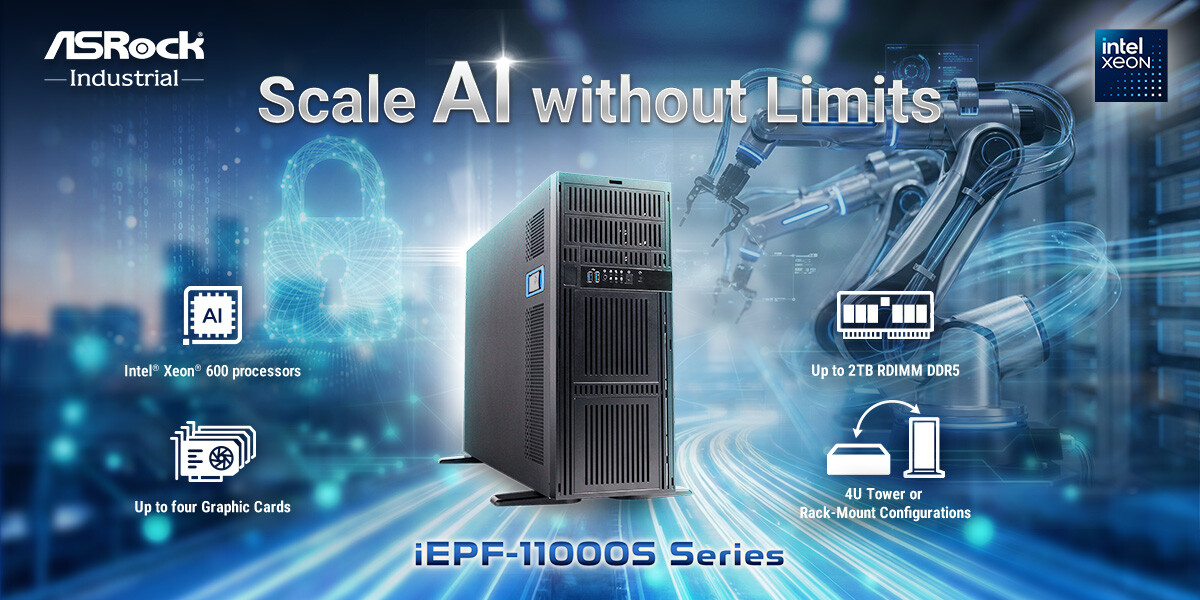 ASRock Industrial Unveils High-Performance Edge AI Platforms with Xeon and Core Ultra Support