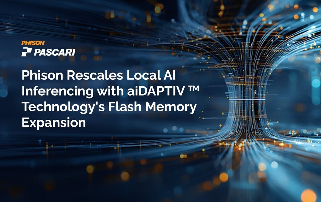 Phison Expands AI Memory Tiers to Support Local Inference Workloads