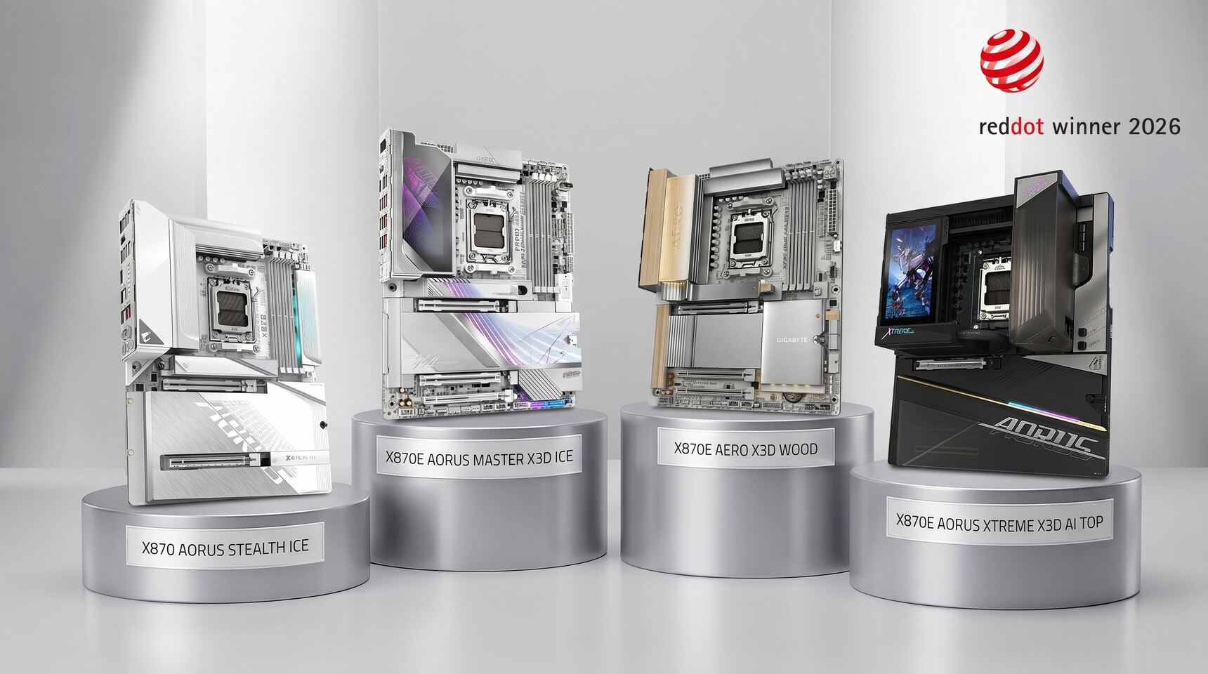 Gigabyte’s AMD motherboards redefine design and performance with Red Dot recognition