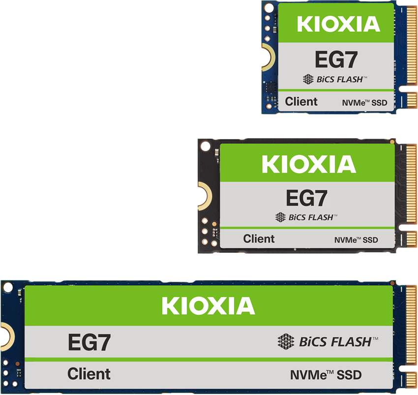 KIOXIA EG7 Series: QLC SSDs for Everyday PC Workloads