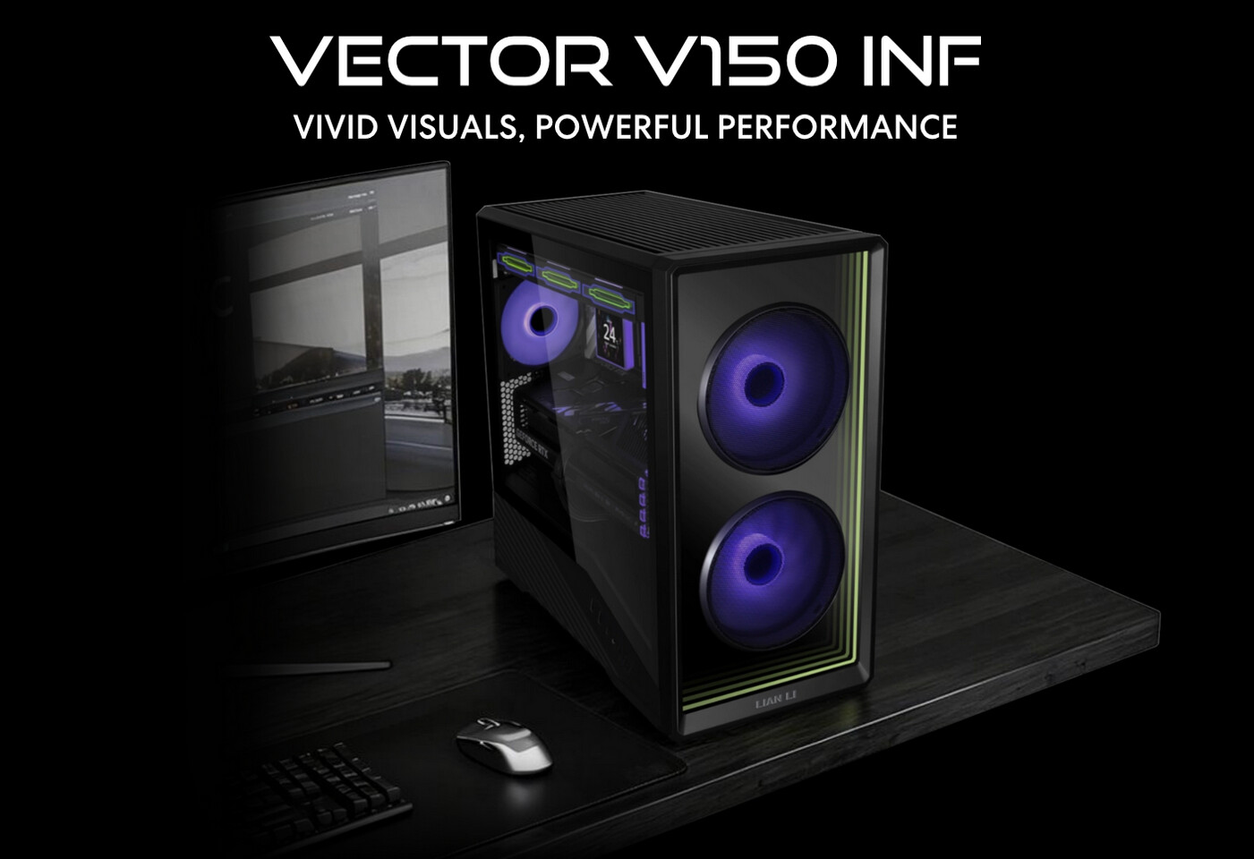 Lian Li Vector V150 INF: A Premium Compact Chassis with Infinity Mirror Design