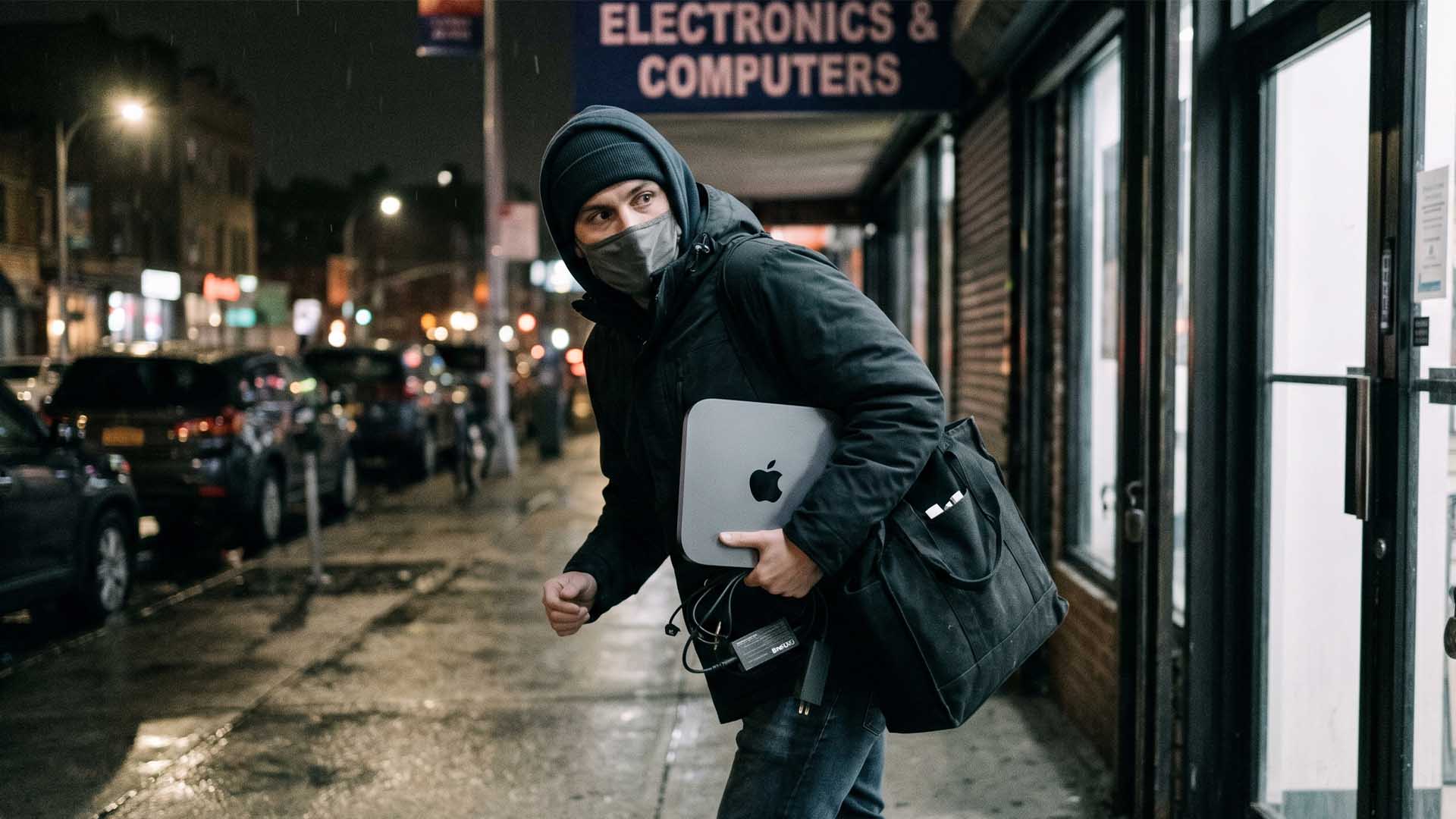 Mac mini thief's careless move leads to arrest