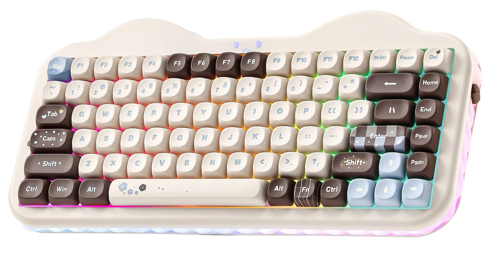 Yunzii Introduces Choco Blue Edition of C75 Cake Keyboard, Balancing Aesthetics with Performance
