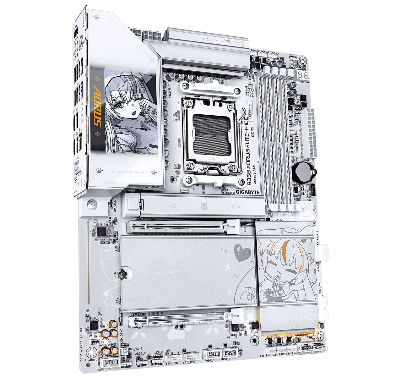 B850 AORUS ELITE-P ICE: Where Anime Meets High-End Performance