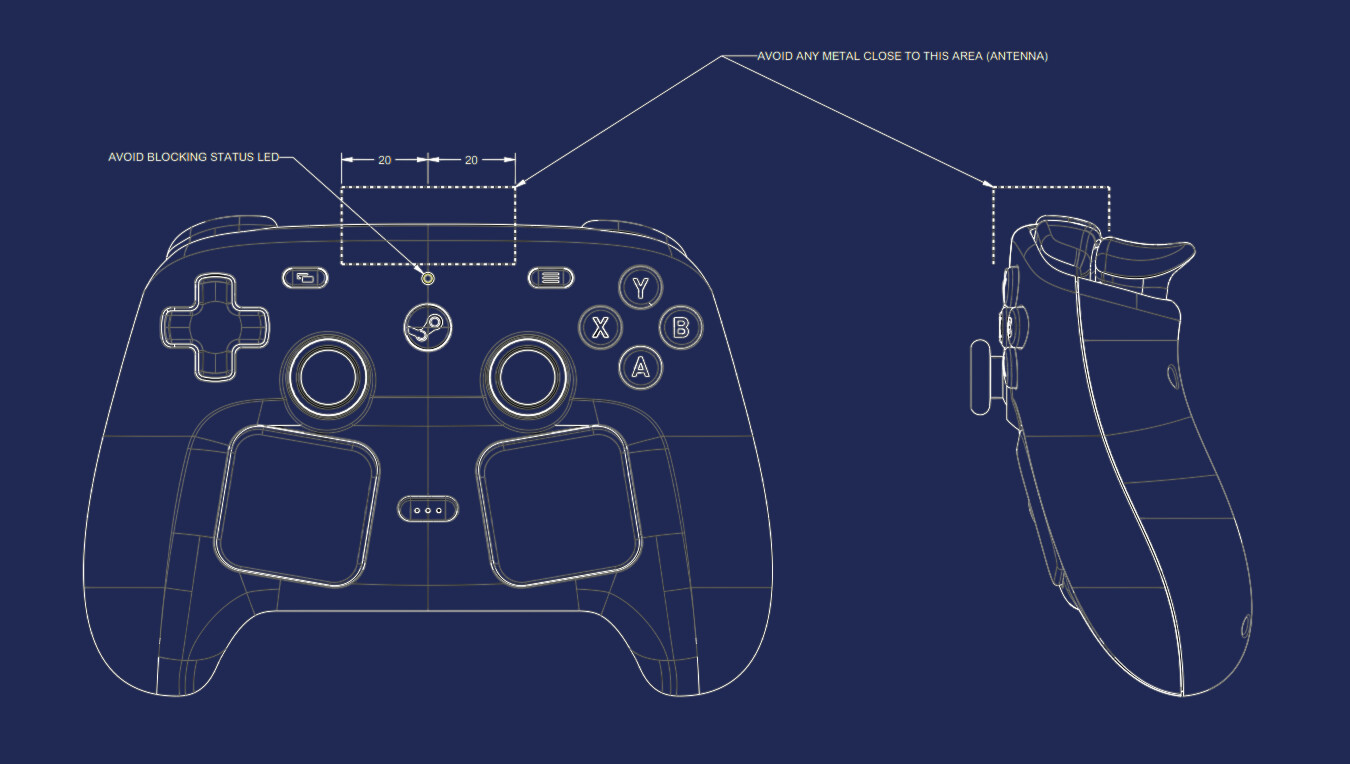 Valve Opens Steam Controller Design to Modders with New CAD Files