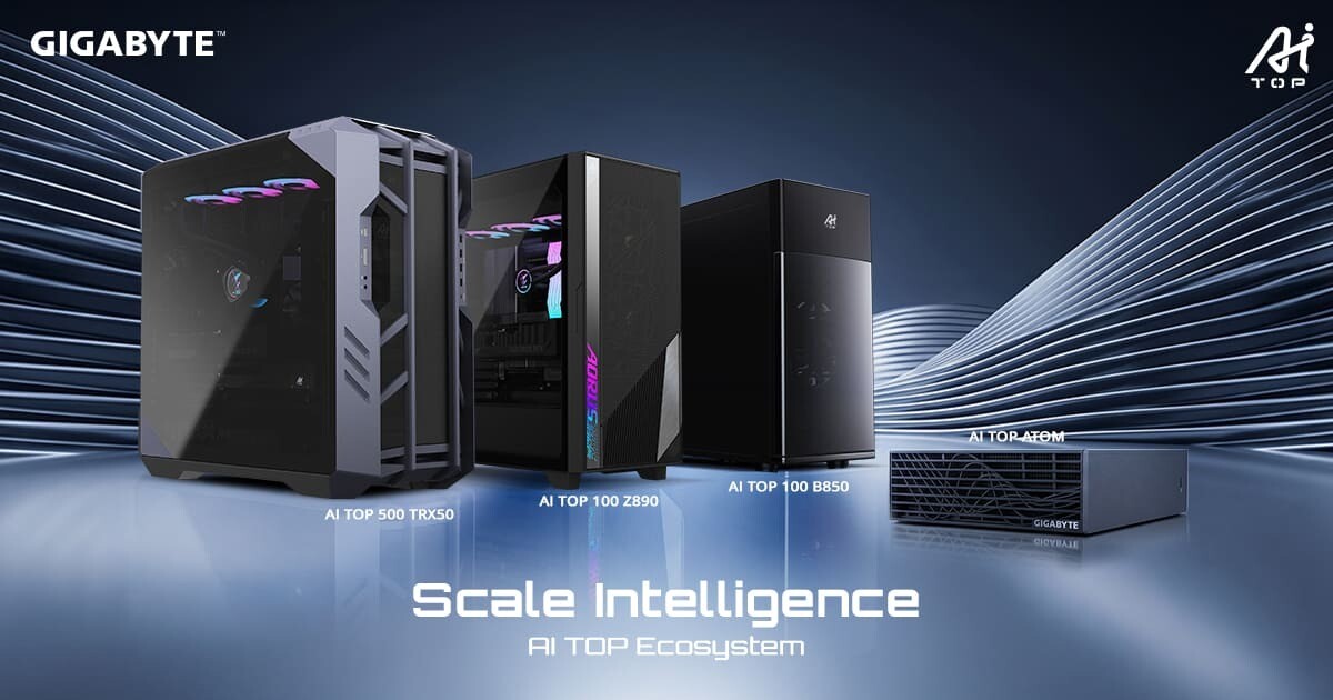 Gigabyte's AI TOP ecosystem scales up with new high-performance systems