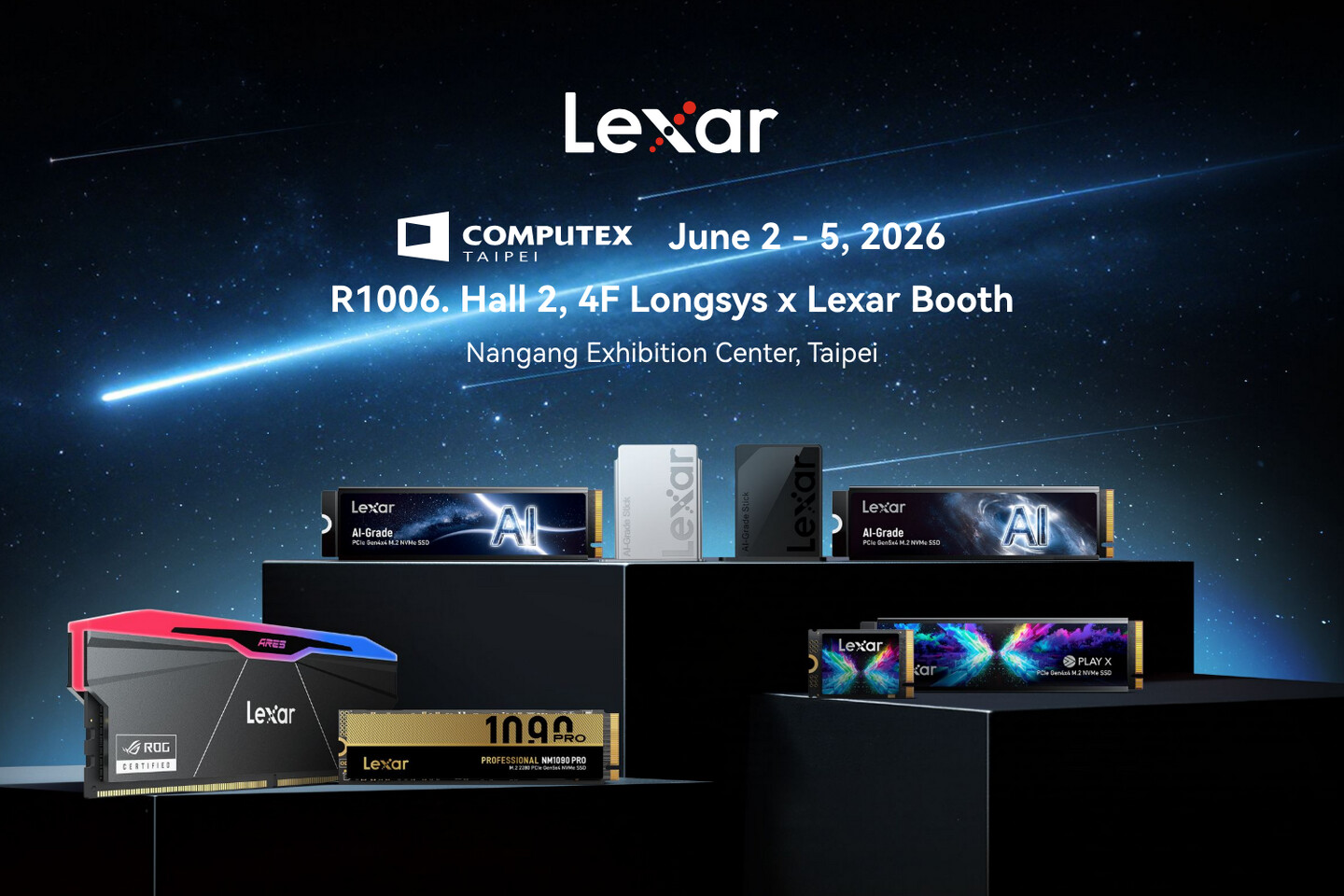 Lexar and ASUS Partner to Redefine AI Storage for Compact Devices
