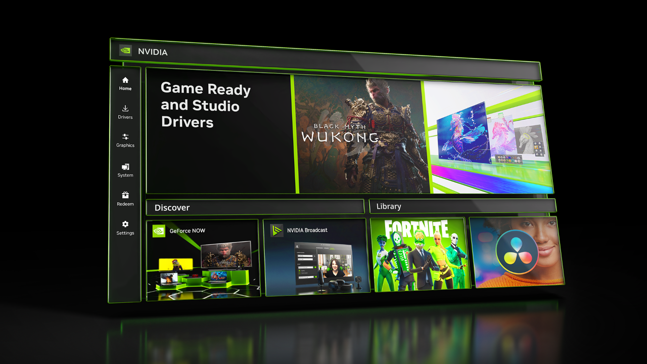 NVIDIA App for PC gamers and creators