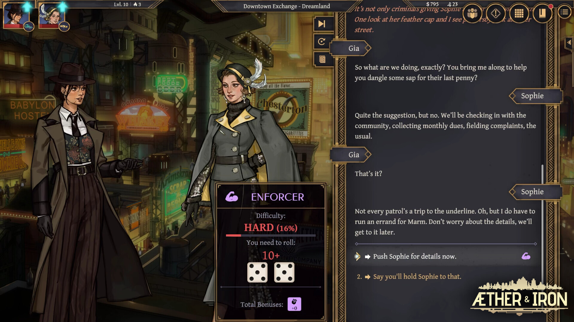 Aether &amp; Iron: A Turn-Based Smuggler’s RPG Where Dice Rolls and Choices Define a Vertical New York
