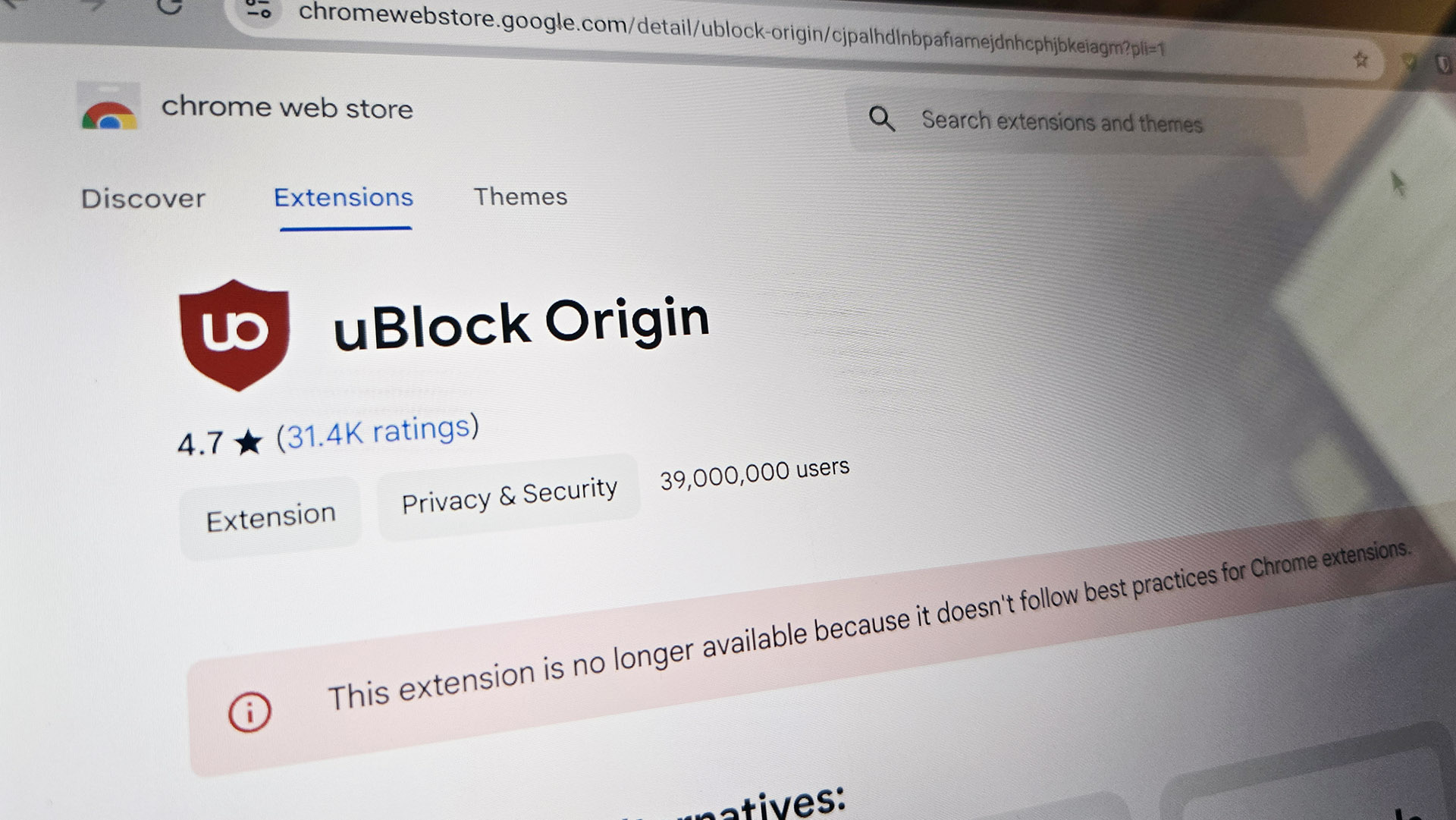 Malicious Chrome Extension Exploits uBlock Origin's Reputation to Spread Advanced Malware