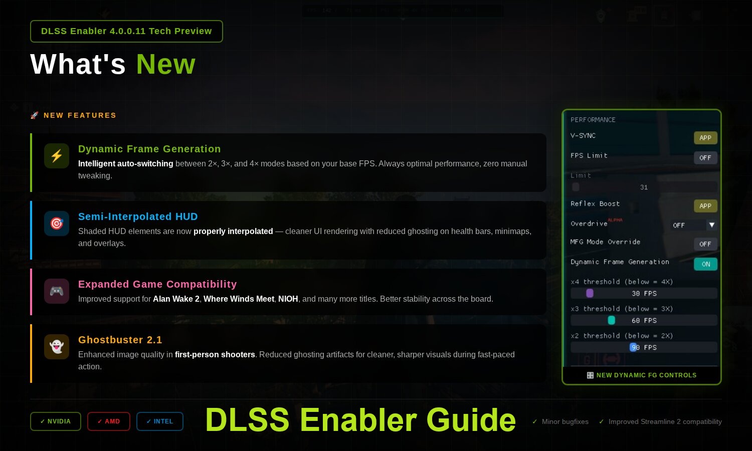 DLSS Enabler Unlocks AI Frame Generation and Ray Tracing on Older GPUs—Here’s How It Works