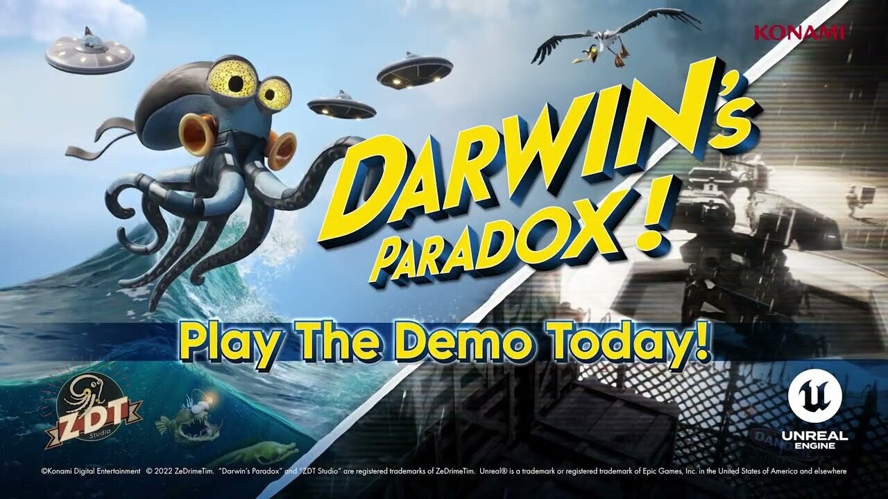 Konami and ZDT Studio Unveil *Darwin’s Paradox!* Demo—Full Game Lands April 2