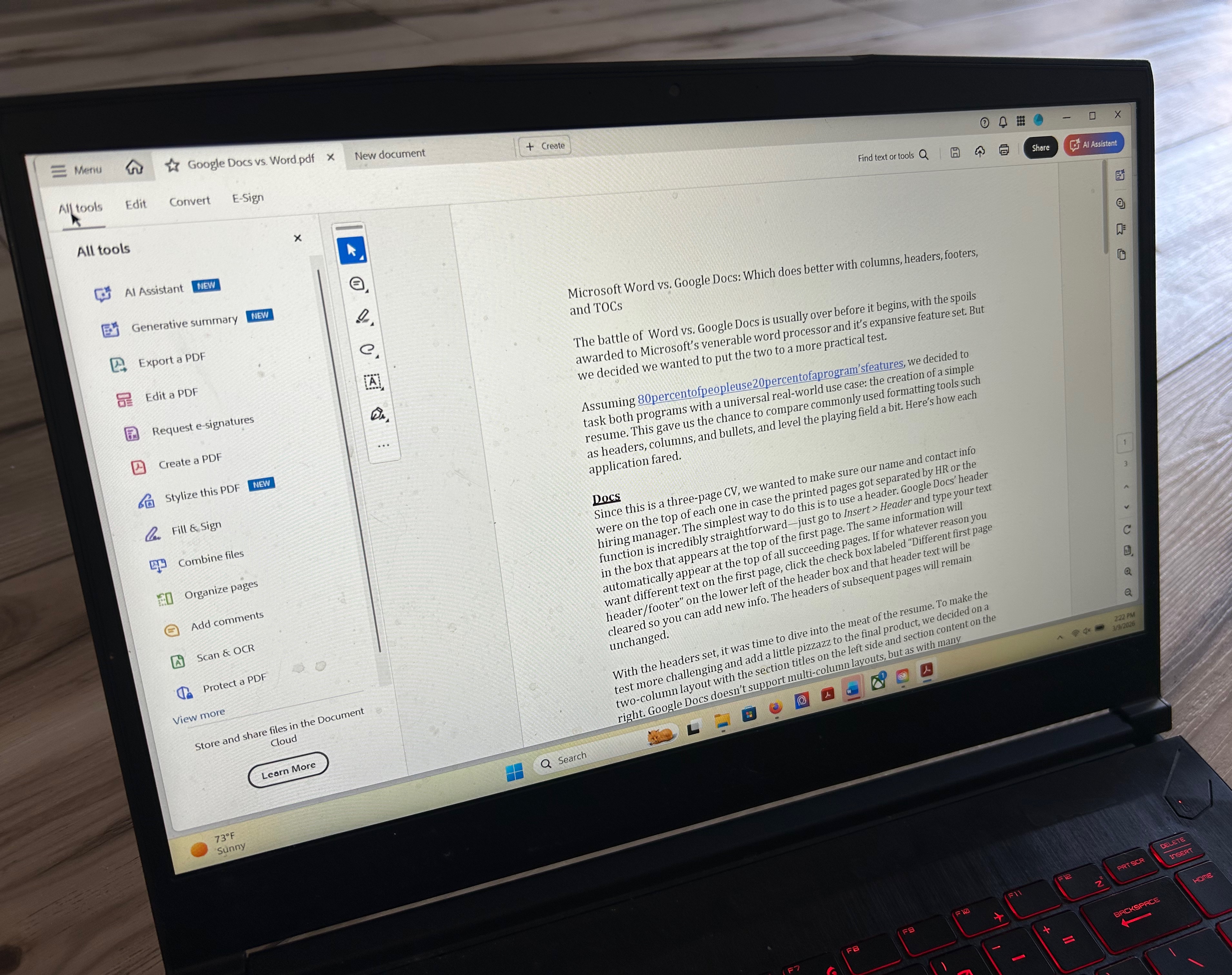 Adobe Acrobat Standard: Powerful but Purpose-Built
