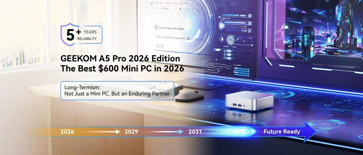 GEEKOM A5 Pro 2026 Edition: The Mini PC That Defies Limits