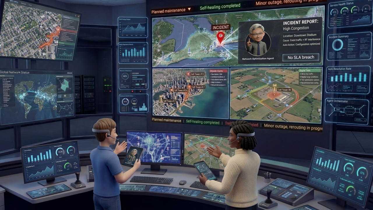 NVIDIA Unlocks Agentic AI for Telecom Network Autonomy