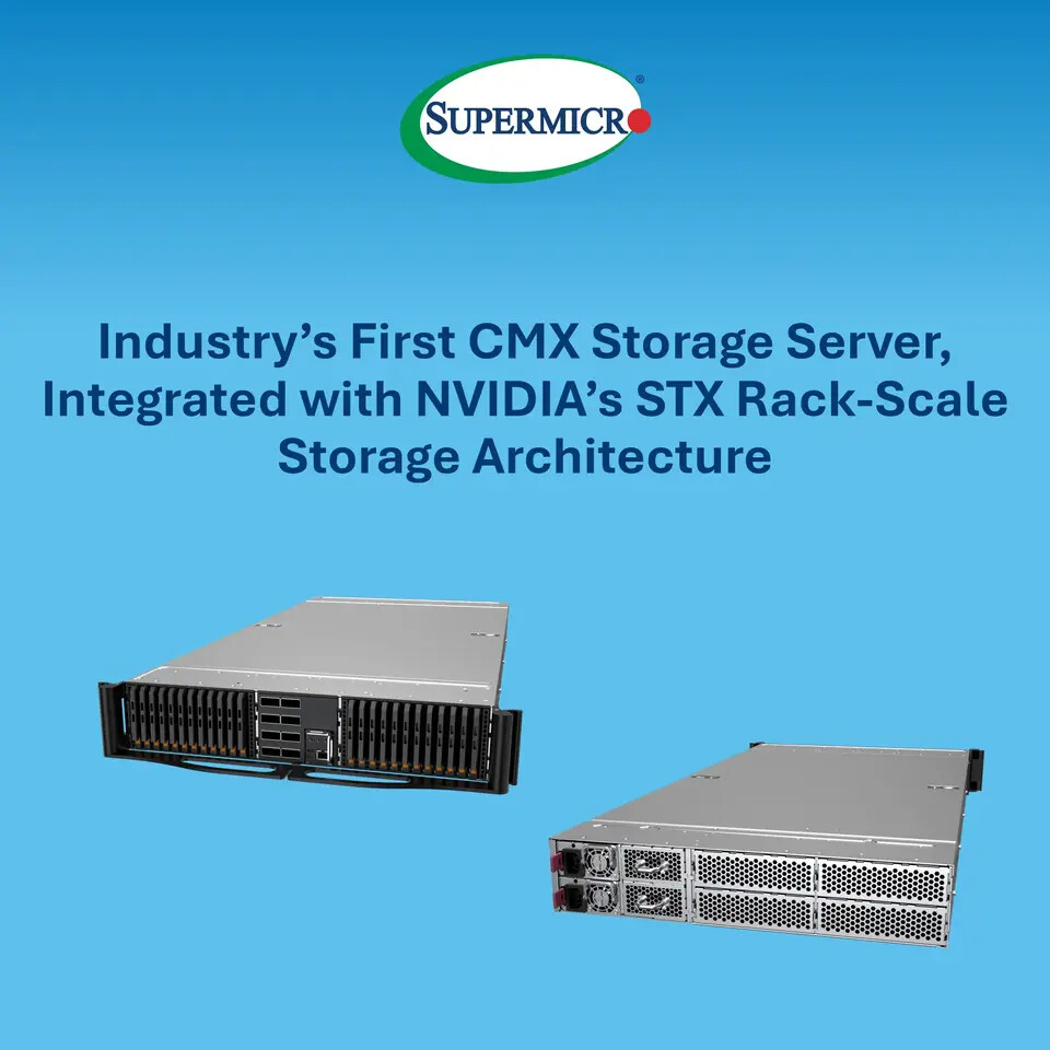 Supermicro and NVIDIA Push AI Workloads Forward with New Storage Architecture