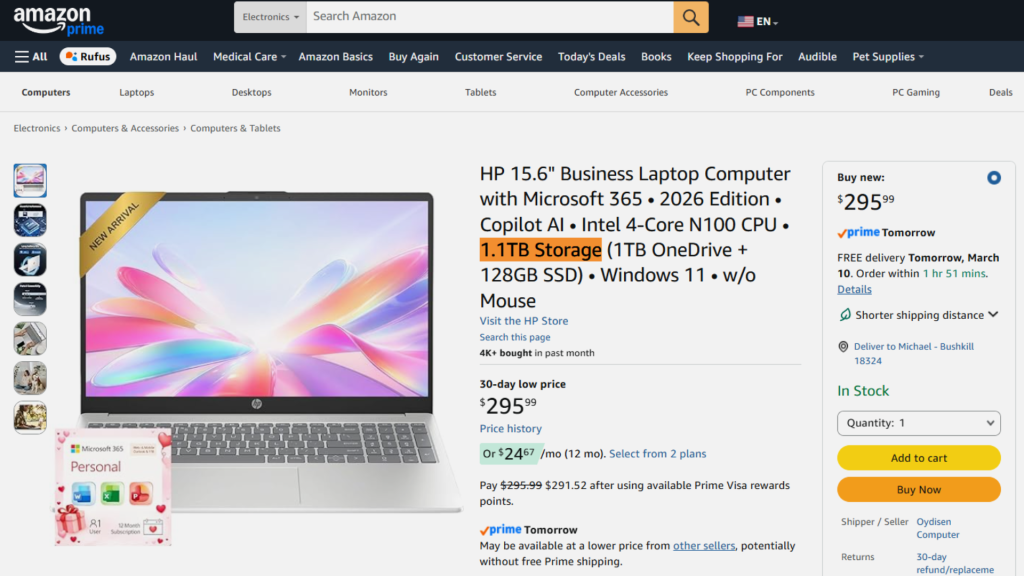 The Hidden Cost of '1.1TB' Laptop Deals