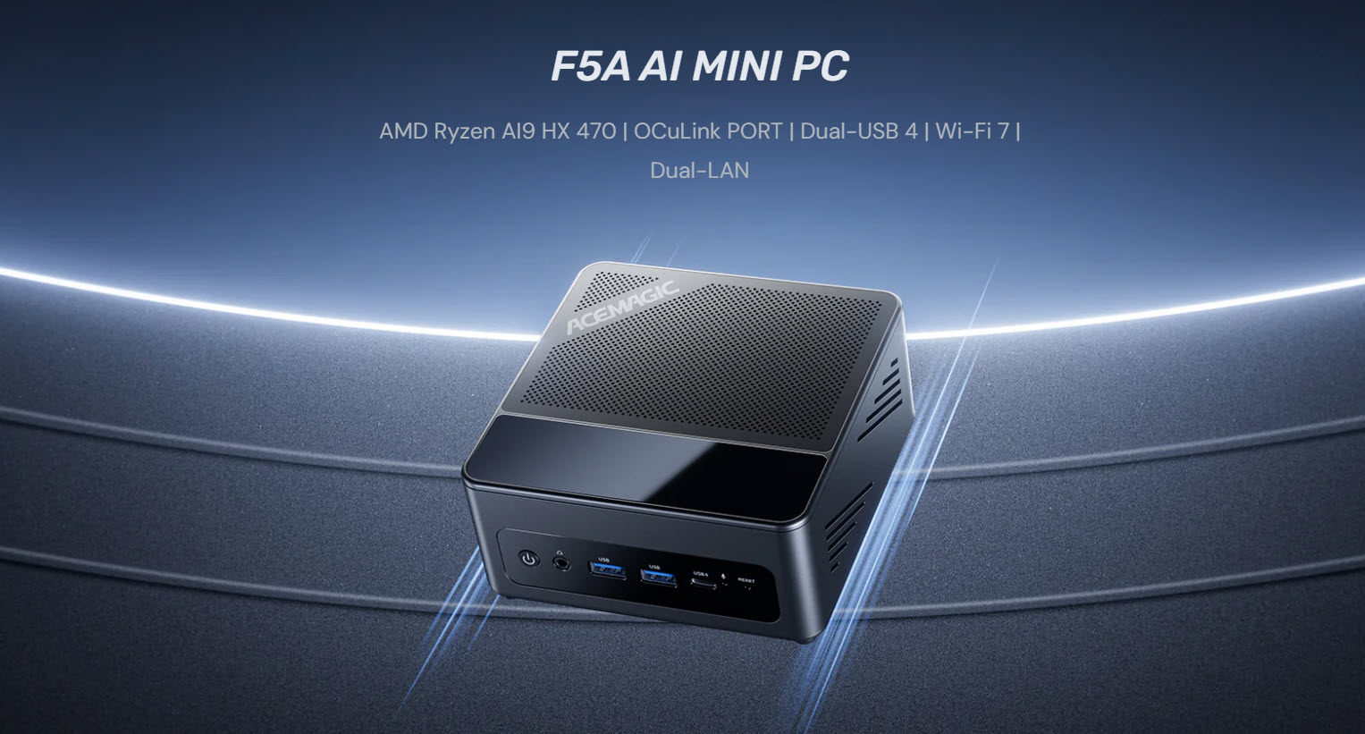 ACEMAGIC F5A Mini PC: Redefining Compact Computing with AMD's Ryzen AI 9 HX 470