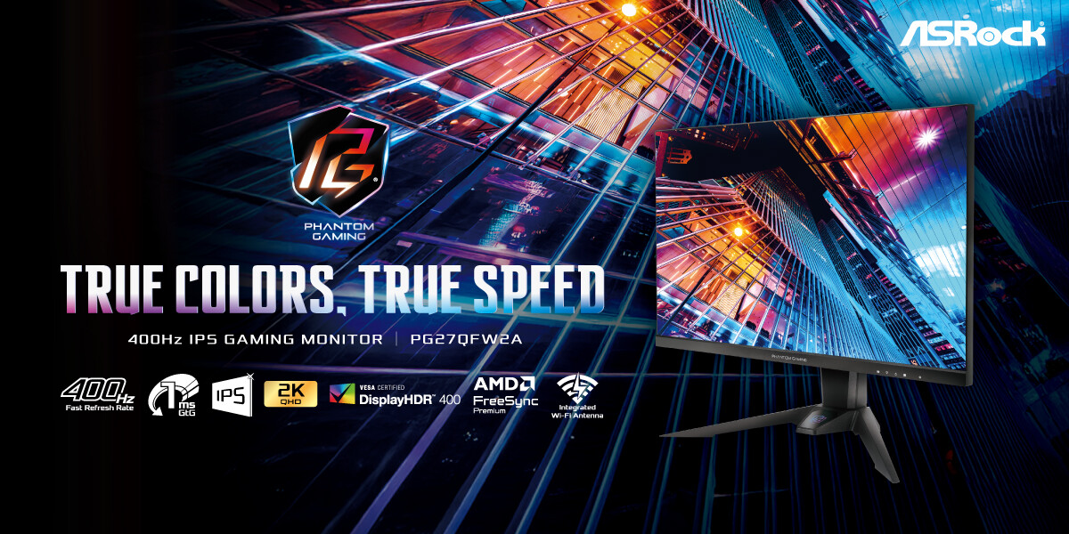 ASRock’s PG27QFW2A: A 400 Hz QHD Monitor That Balances Speed and Color