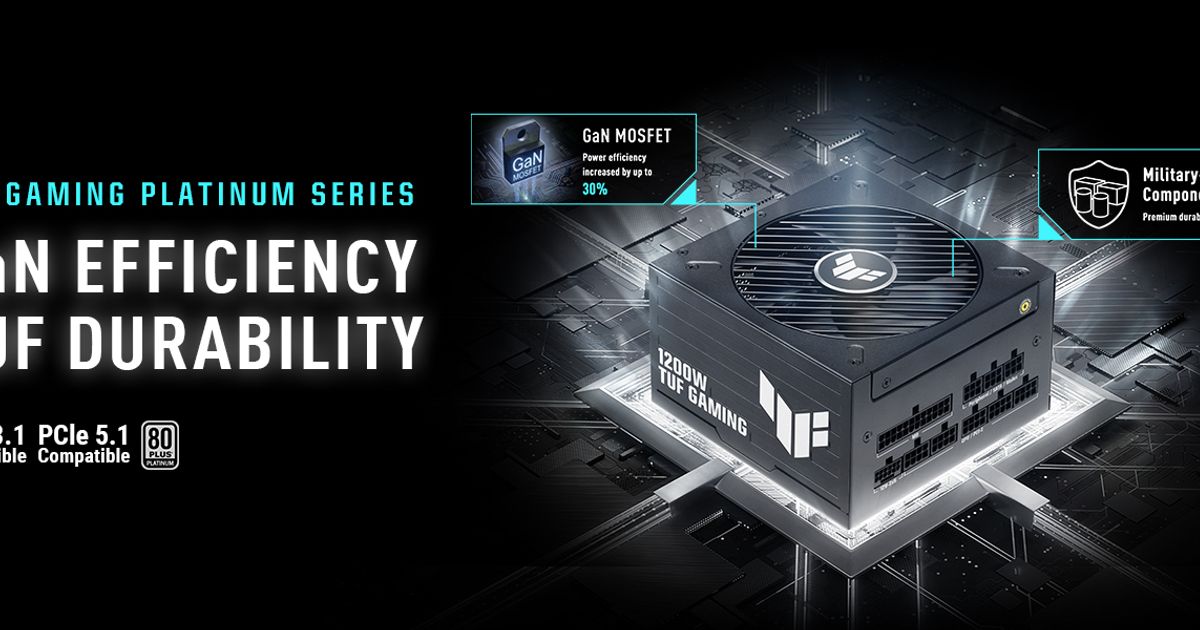 ASUS TUF Gaming Platinum PSUs: A Closer Look at 850W, 1000W, and 1200W Models