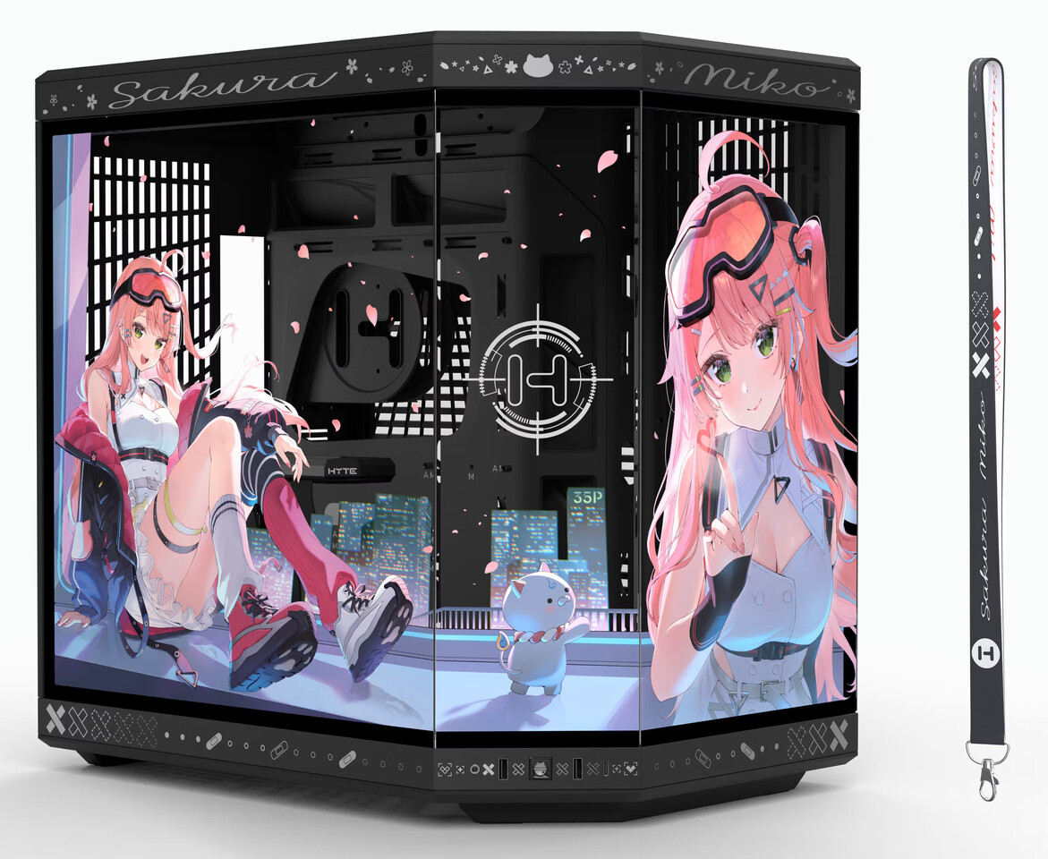 HYTE and hololive collaborate on Sakura Miko-themed gaming peripherals