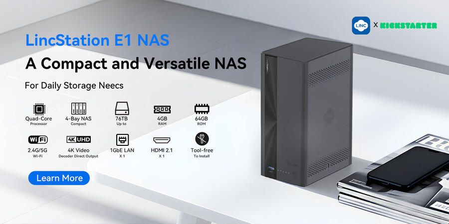 LincStation E1: A Self-Hosted Alternative to Subscription-Driven Cloud Storage