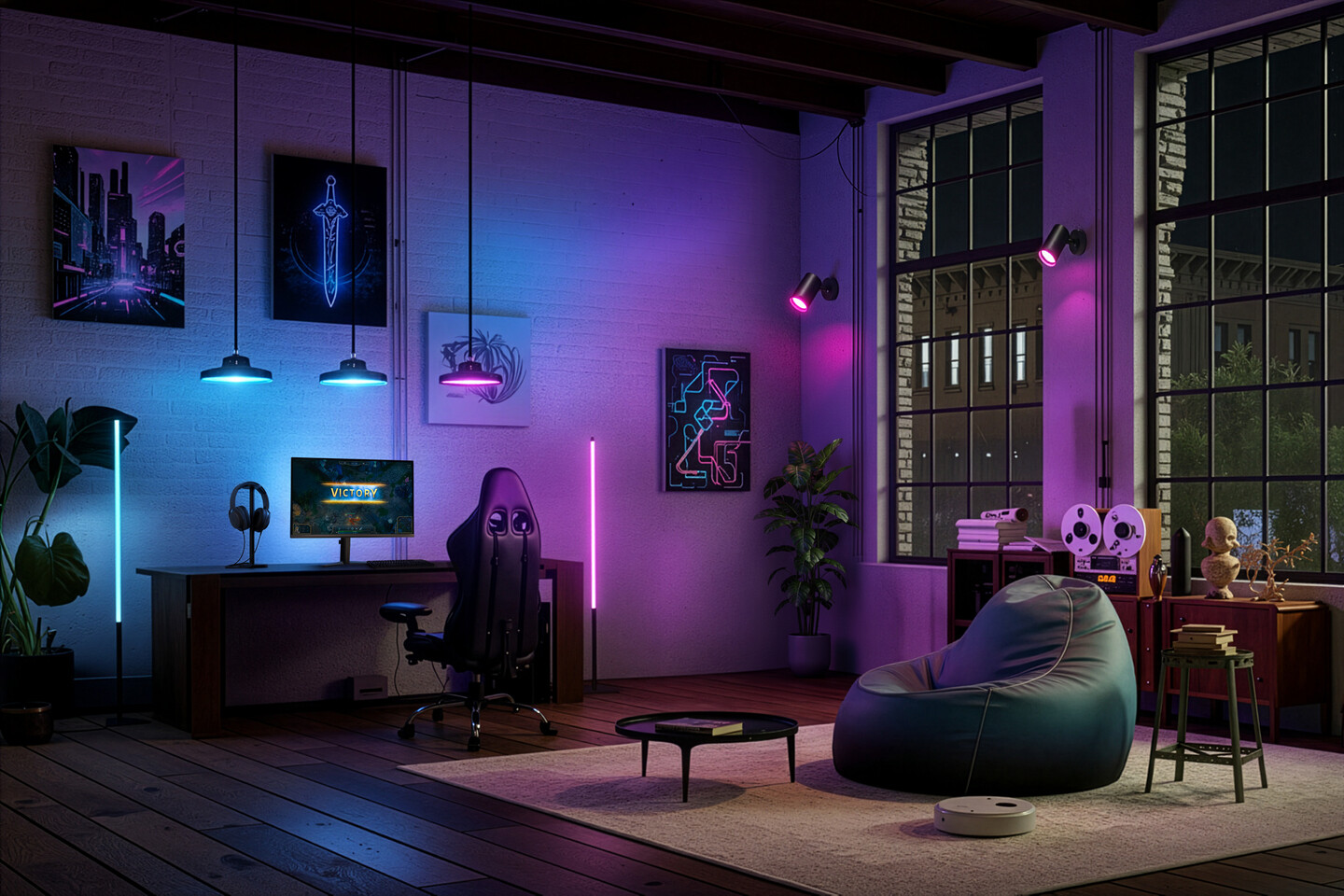 Philips Evnia Expands Ambient Lighting Ecosystem with Room-Synchronized AmbiScape