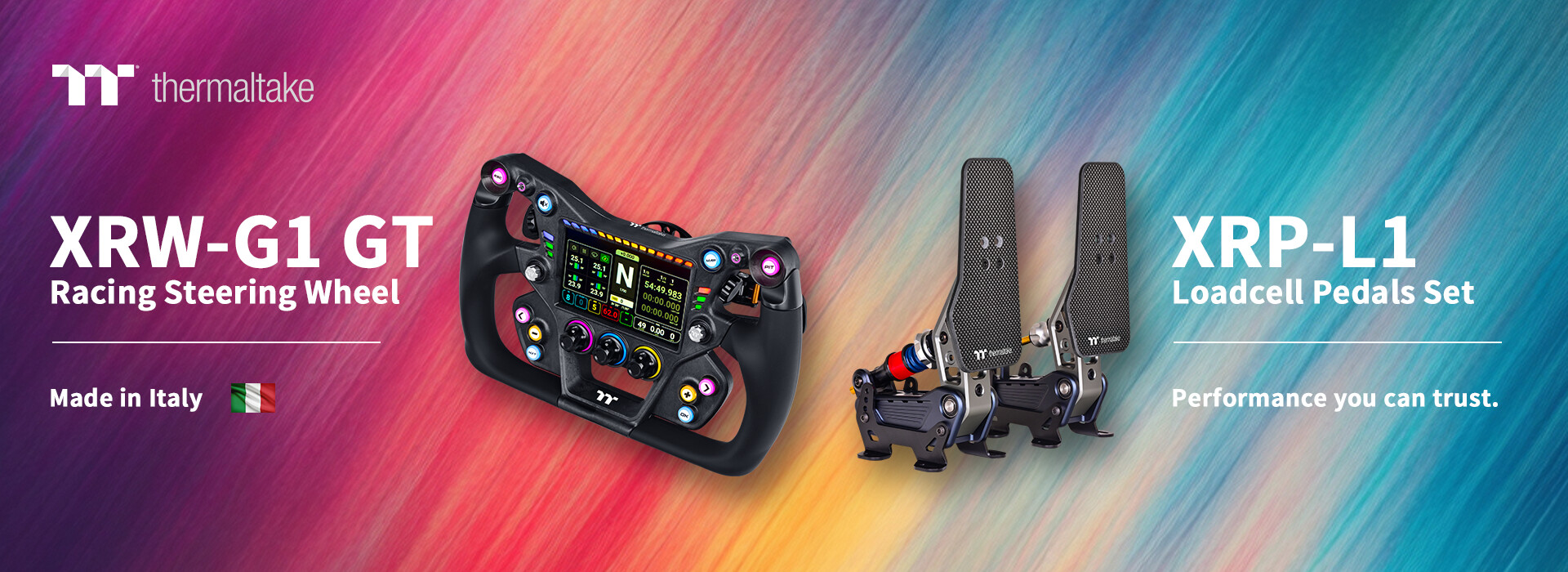 Thermaltake Introduces High-Precision Sim Racing Components