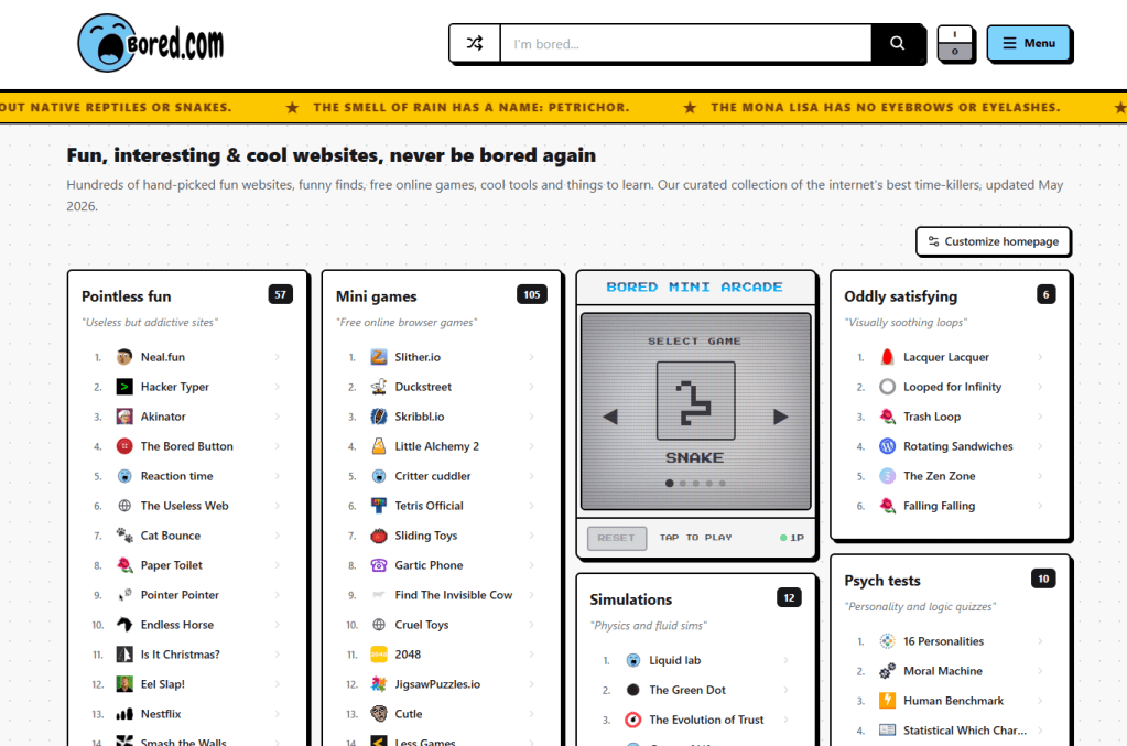 Bored.com’s return signals a shift in how the internet engages casual users