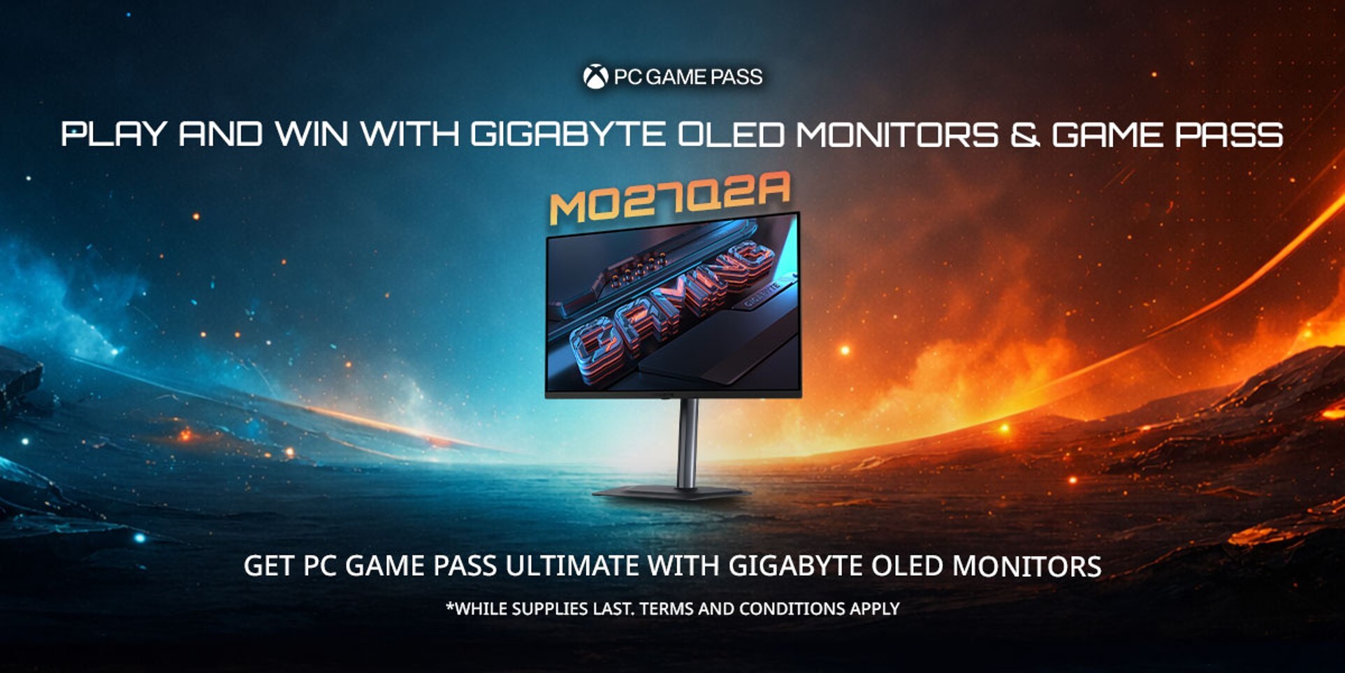 Gigabyte Launches OLED Monitor Bundle with Xbox Game Pass Ultimate, Targeting Gamers' Visual and Content Needs