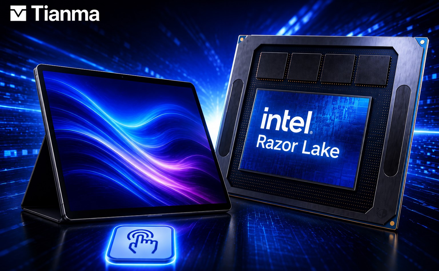 Intel Razor Lake gains first in-cell display partner with Tianma's power-efficient 2.8K panel