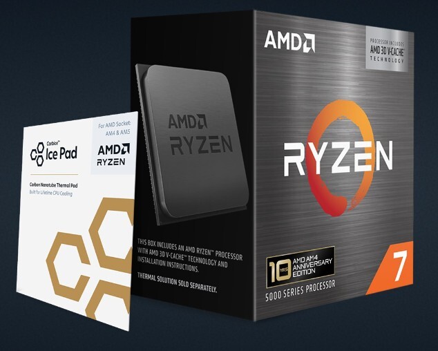 AMD Extends Ryzen 7 5800X3D Longevity with Carbon Nanotube Cooling