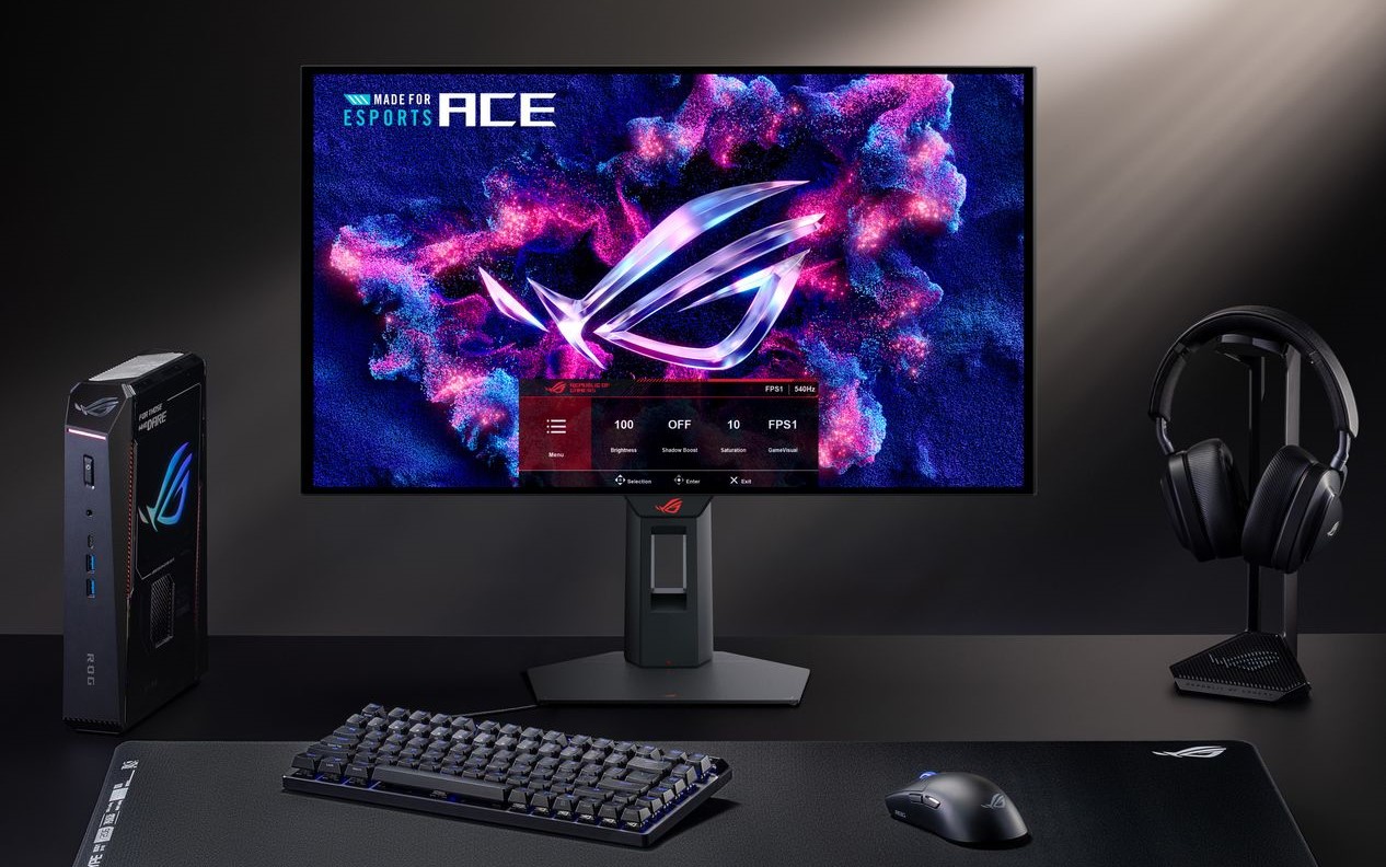 ASUS Introduces High-End OLED Monitors with Unprecedented Refresh Rates
