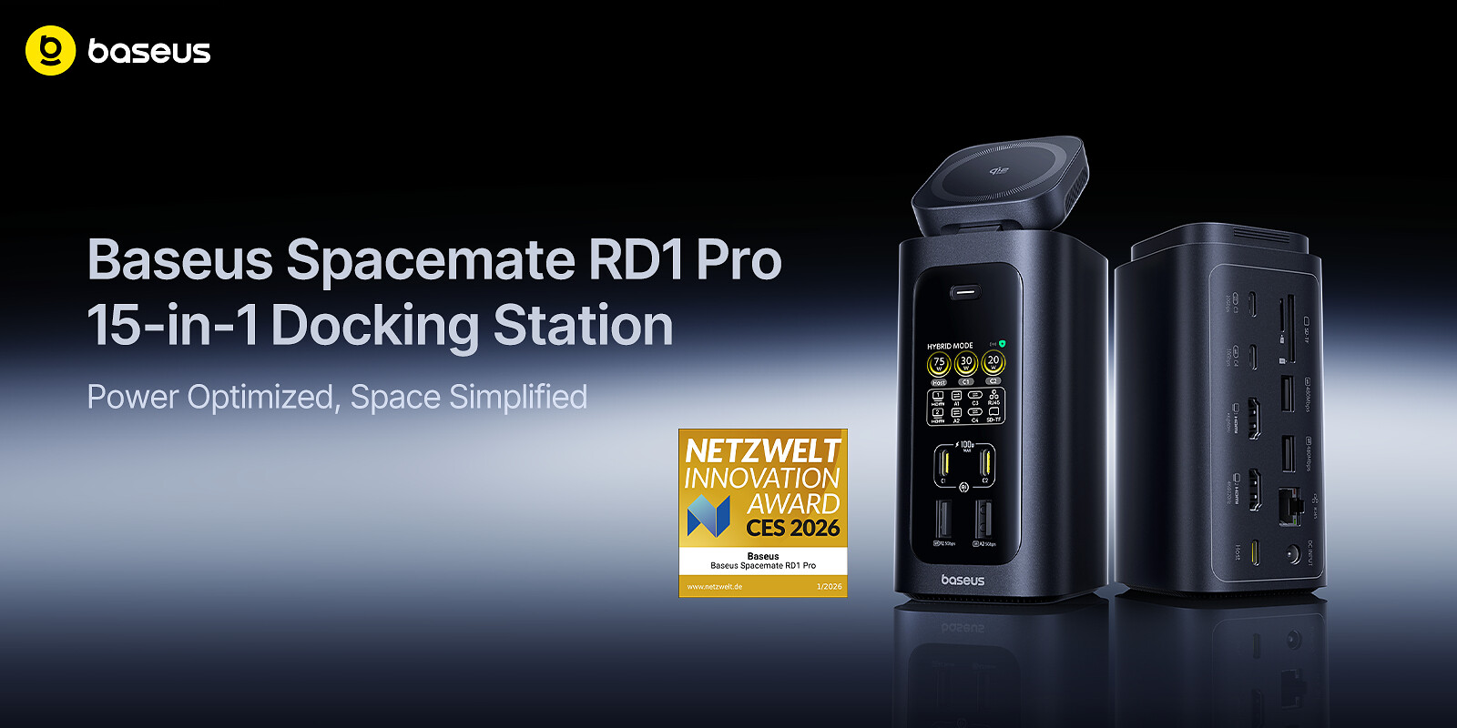 Baseus Spacemate RD1 Pro: A 15-Port Dock That Tries to Solve Chaos at Your Desk