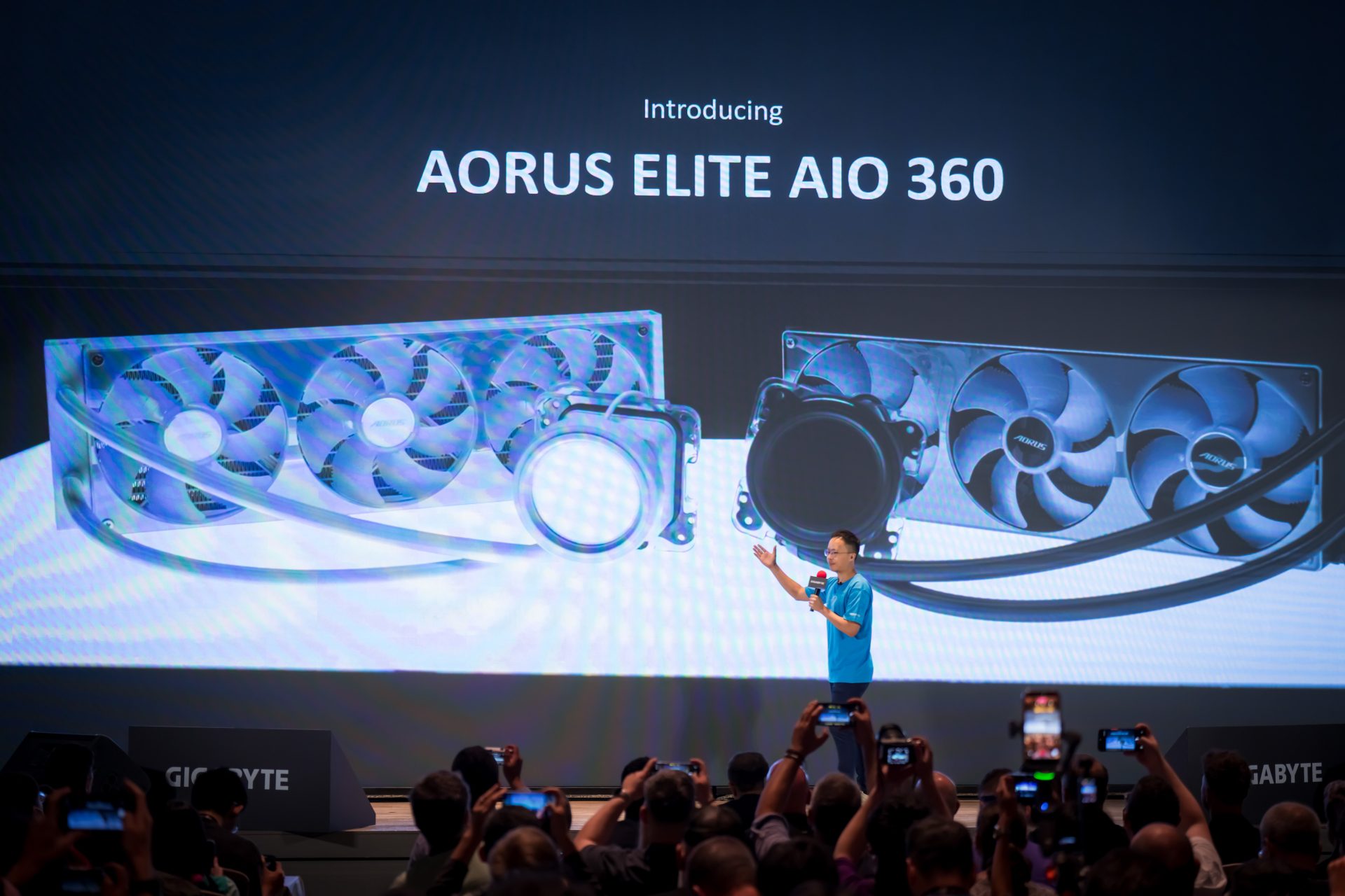 GIGABYTE’s AORUS ELITE Cooling: Liquid, Case, and a Monitor in One