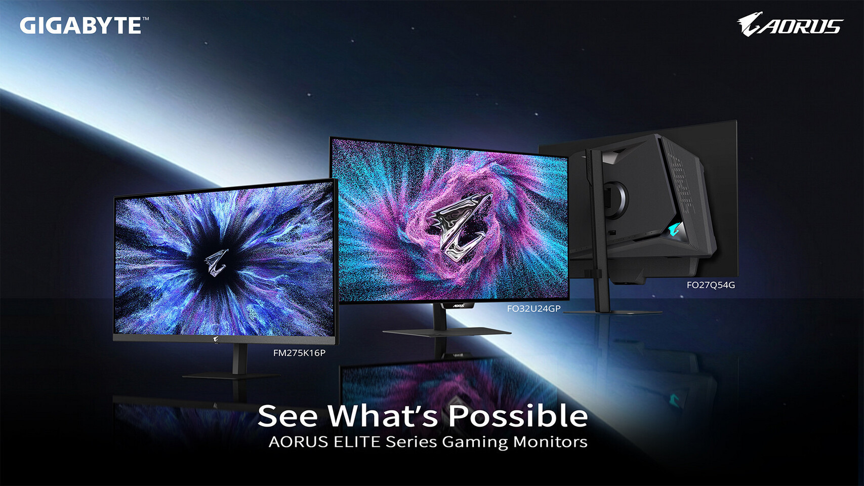 Gigabyte's AORUS ELITE monitors push performance boundaries with Tandem OLED and Mini LED tech